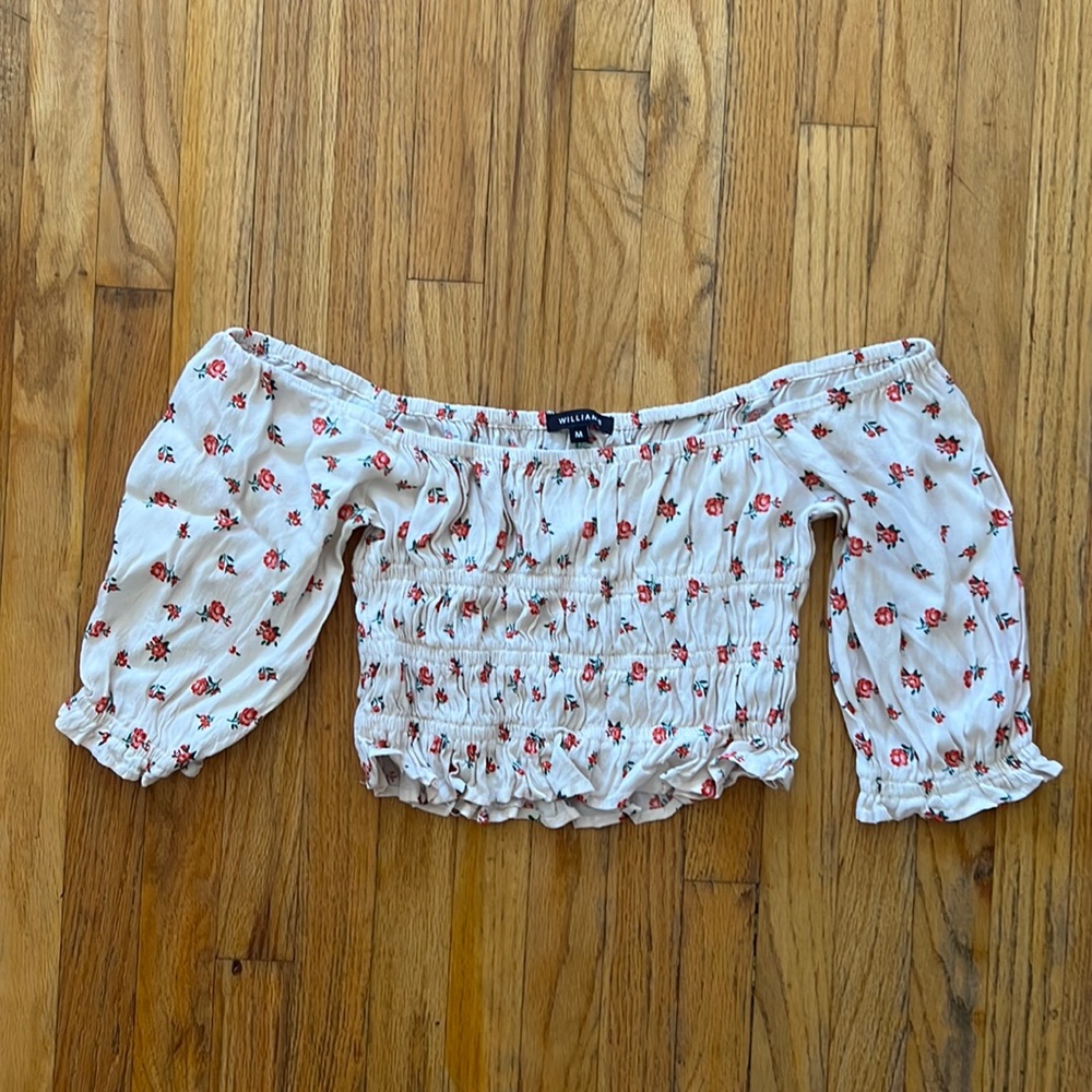 Romantic Floral Blouse S/M